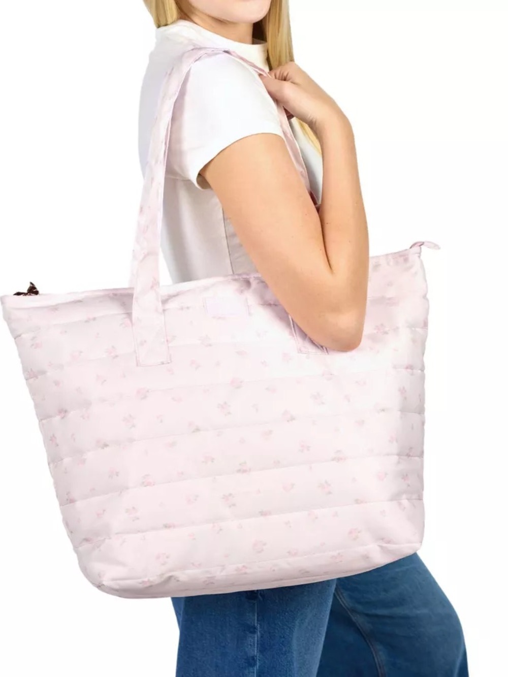 LoveShackFancy x Target - Yoobi Ditsy Floral Quilted Tote